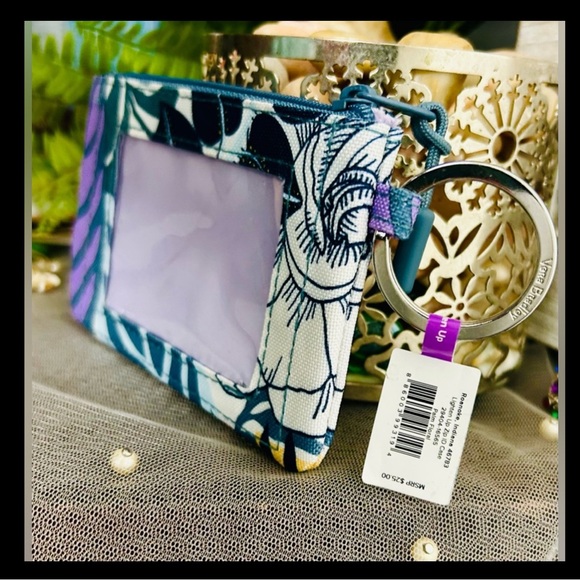 *NWT* Vera Bradley Floral Key Ring ID Holder - Picture 2 of 11